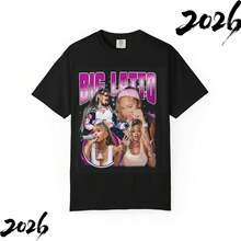 Big1 Latto1 Collage T-Shirt  Rapper Latto Graphic Tee, Hip Hop Tour Shirt - Black - View 1