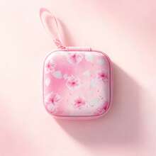 Hộp đựng tai nghe in họa tiết EVA mini di động, thích hợp để đựng tai nghe, cáp, ổ USB, tiền xu và nhiều thứ khác - Nhiều màu - Xem 30