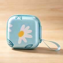 Hộp đựng tai nghe in họa tiết EVA mini di động, thích hợp để đựng tai nghe, cáp, ổ USB, tiền xu và nhiều thứ khác - Nhiều màu - Xem 27