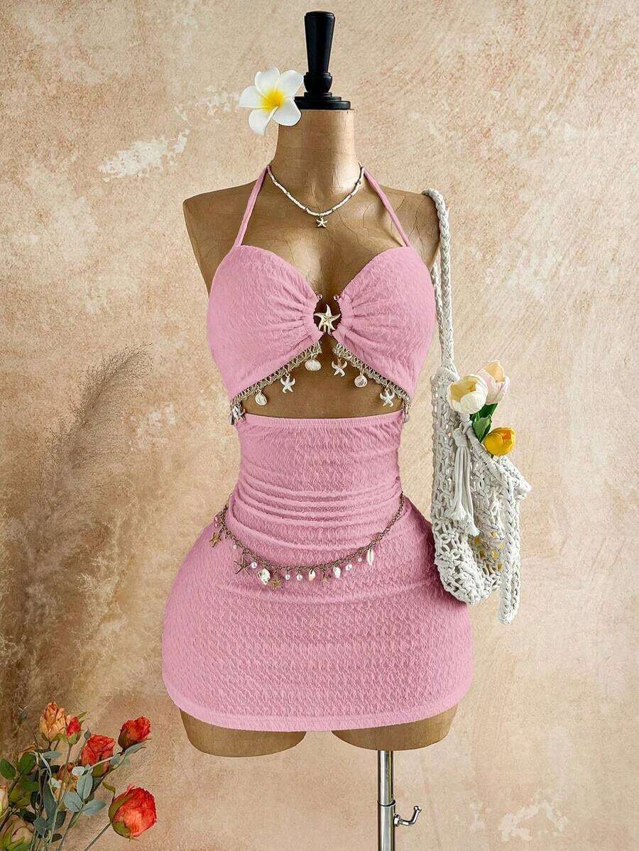 Women Midi Dresses - Rosa - View 1