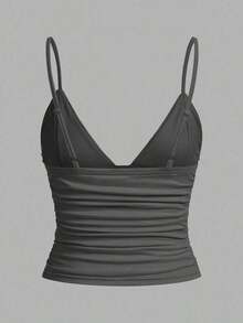 Set de 3 camisetas de mujer con lunares blancos y negros y encaje - Multicolor 4 - Ver 9