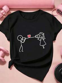 Women T-Shirts - Black - View 2