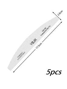 Bộ 50/5 chiếc dũa móng tay hình lưỡi liềm chuyên nghiệp, giấy nhám 100/180 grit, dụng cụ làm móng, dụng cụ làm móng nghệ thuật, đồ dùng cần thiết cho trường học, dụng cụ làm móng, dụng cụ làm móng giả chuyên dụng. - Nhiều màu - Xem 10
