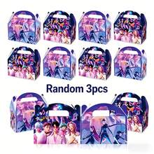 12 pièces Boîtes cadeaux série Démon, design style coréen K-Pop & INS, durable et robuste, convient pour les souvenirs, les cadeaux de fête, les doublures de cadeaux et les fêtes à thème Rumi, idéal pour l'emballage cadeau des jeunes fans, la décoration et l'emballage quotidien - Multicolore - Voir 8