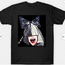 Angelah Shirts _ Sia Some People Have Real Problems T-Shirt _ Color_ Black_White _ Size_ VariousShirt For Women Camiseta 100% Algodón Unisex - Playera Casual Premium de Corte Cómodo - Negro - Ver 1