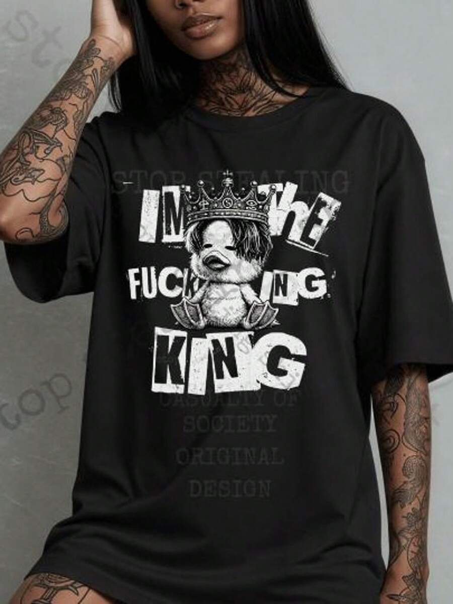 Women T-Shirts - Black - View 1