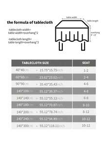 1pc Luxury Tassel Velvet Table Cloth, Mysterious Black, Easy To Clean, High-End Home Decor For Dining Table, Living Room - Multicolor - View 2