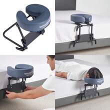 Master Massage Home Mattress Top Massage Kit Adjustable Headrest and Face Cushion Family Use Massage Equipment - Azul real - Ver 1