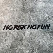 1pc No Risk No Fun Car Sticker, Waterproof Vinyl Letter Decal Suitable For Car Windows, Motorcycle Side Panels/Fuel Tank/Helmet, Bicycle Frame/Top Tube, Great Easter Gift - A - View 10