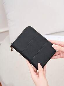 CHARM INFINITE RFID 防盗复古 PU 皮革护照夹，带拉链的旅行证件收纳包，多卡位，小巧护照夹 - 彩色 - 查看 11