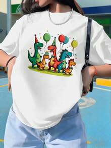 Women T-Shirts - White - View 1
