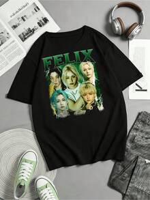Women T-Shirts - Black - View 6