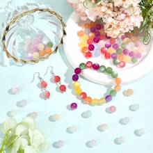 100pcs 8mm UV Color Changing Beads, Sunlight Sensitive Beads, Suitable For DIY Bracelets And Jewelry Making - 8mm In Diameter - View 4