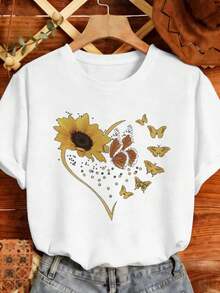Women T-Shirts - White - View 2