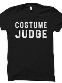 Juez de vestuario S1Hirt Halloween ParT1 I1Rostume Part S1Hirt for Halloween Party AntiHalloween S1Hirt AntiHalloween Gift OS2027 - Negro - Ver 2