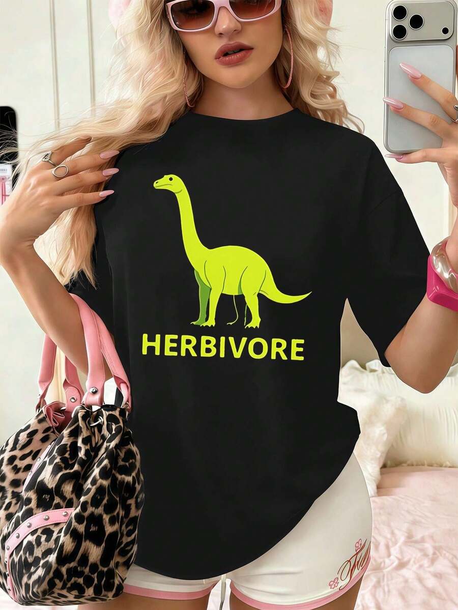 Women T-Shirts - Black - View 1