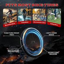 Road Bike Inner Tube 700C Road Bike Inner Tube Upgrade Thickened Butyl Rubber Inner Tube Extended Air Nozzle Riding Inner Tube 700x25 700x18 Riding Accessories - Multicolor - View 9