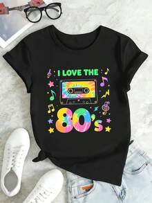 Women T-Shirts - Black - View 2