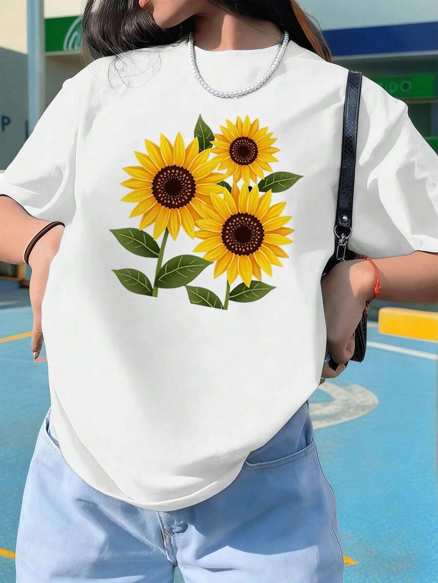 Dam-T-shirts - Vitt - Visa 1