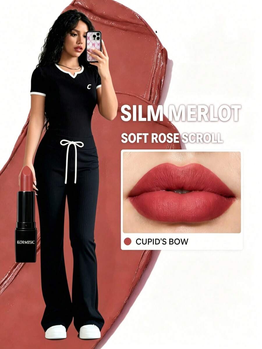 Los regalos se enviarán junto con la ropa, por orden de llegada.,Conjunto de camiseta de manga corta casual y holgada con patrón de letras en relieve tridimensional de color café sólido, y pantalones holgados casuales para adolescentes, adecuado para la escuela, uso diario y diversas ocasiones, estilo de vuelta al colegio - Negro - Ver 1