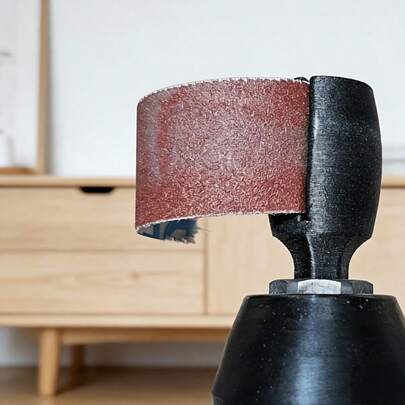 Convex Grinding Wheel Head - Drill Accessory (Sandpaper Not Included) - Suitable For Drills, Convex Grinding Attachment For Cordless Drills, Diameter Between 20-24mm. Just Insert And Cut Sandpaper To Fit. Heavy-Duty Grinding Wheel For Tool Grinding, Polishing And Precision Finishing, Power Tool Accessory