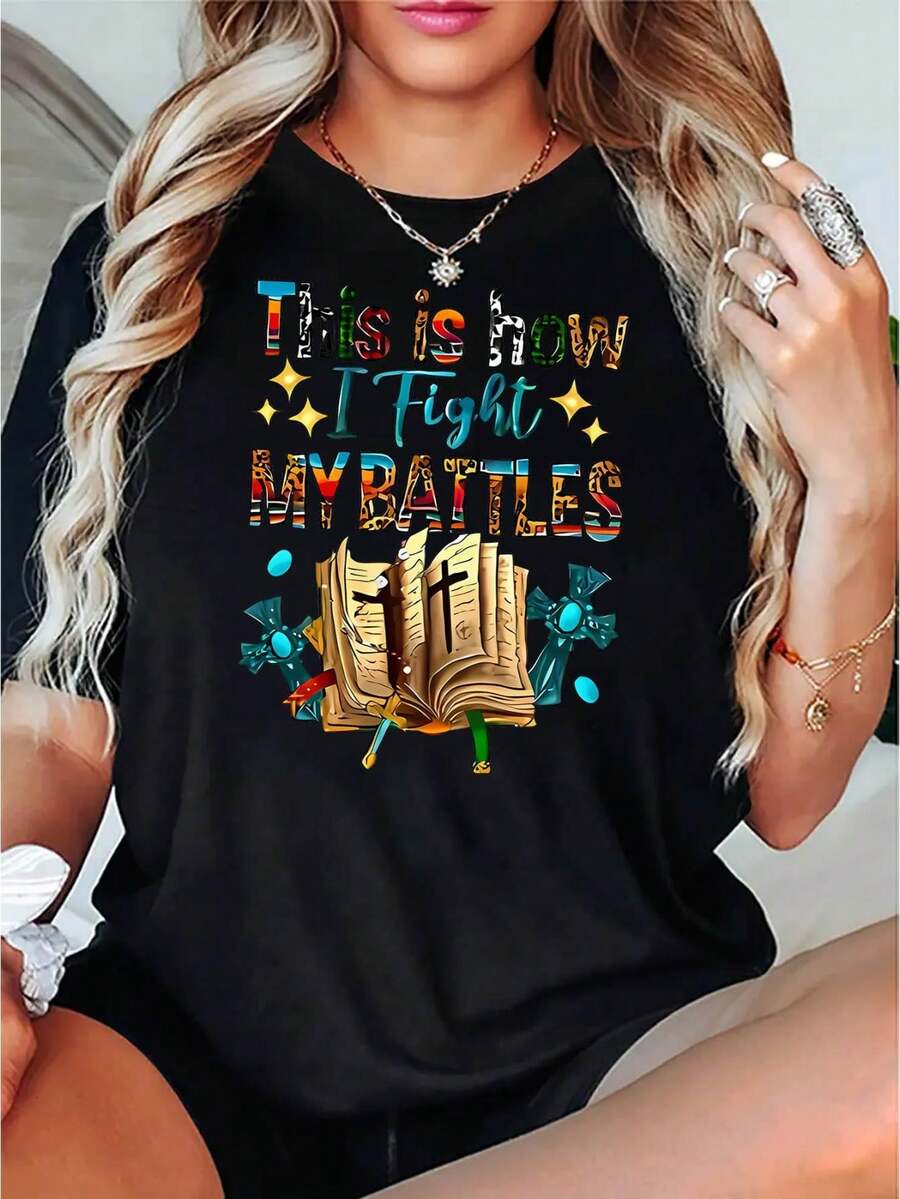 Women T-Shirts - Black - View 1
