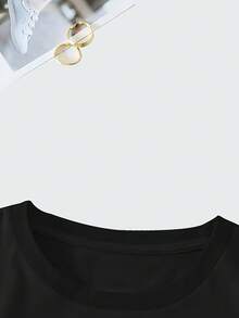 Women T-Shirts - Black - View 4