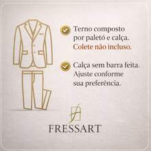 Men's Suit In Polyviscose PV For Weddings - Light Grey - View 5