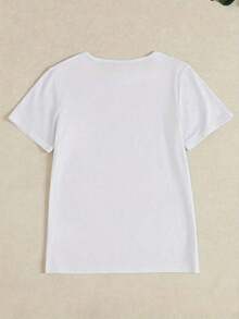 Camiseta Casual de Manga Corta para Mujer - Estampado de Rodaja de Sandía, Cuello Redondo, Tela Ligeramente Elástica y Transpirable, Lavable a Máquina, Camiseta para Primavera, Verano y Otoño, Diseño con Patrón de Frutas Brillantes, Camisa de Ajuste Cómodo y a la Moda - Estilo Vintage Urbano, Camiseta Unisex de Algodón Holgada de Manga Corta con Cuello Redondo. - 1111 - Ver 2