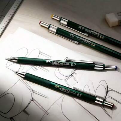 1 pieza Lápiz mecánico Faber-Castell TK-Fine de 0.5mm, adecuado para dibujo técnico, bocetos y escritura técnica