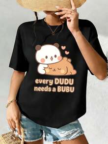 Women T-Shirts - Black - View 2