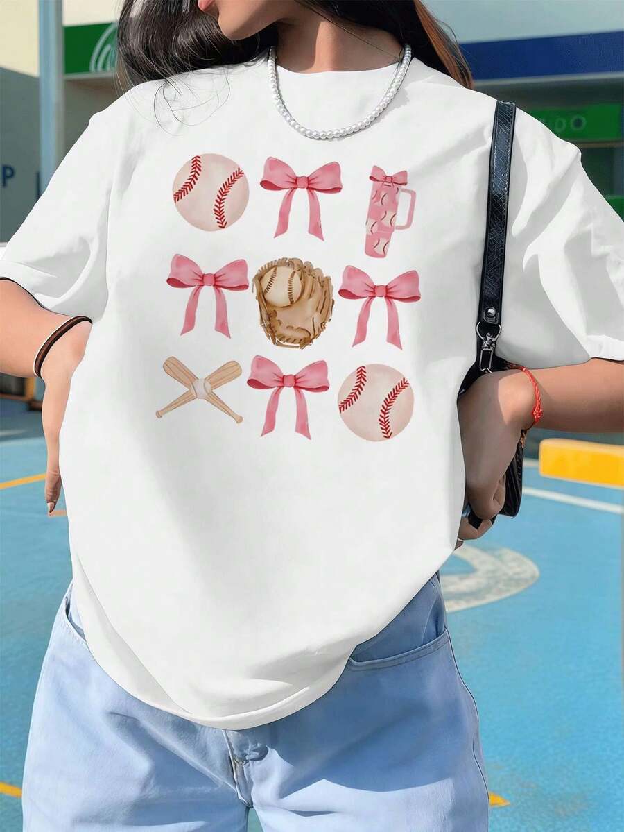 Dam-T-shirts - Vitt - Visa 1