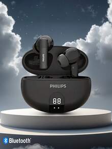 PHILIPS TAT3559 真无线耳机，主动降噪，20 小时播放时间，蓝牙 5.4，IPX4 防水，Type-C 快充，轻巧舒适，适合通勤、锻炼和旅行。 - 查看 1