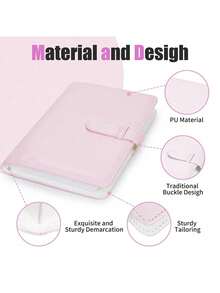 108 Pockets Photo Album, PU Leather Storage Box For 3-Inch Photo Paper, Suitable For Fujifilm Instax Mini 12 Camera - Multicolor - View 4