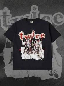 Dam-T-shirts - Svart - Visa 1