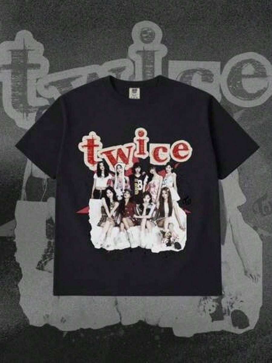 Dam-T-shirts - Svart - Visa 1
