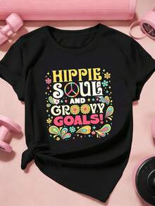 Women T-Shirts - Black - View 2