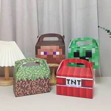 Minecraft 我的世界主题收纳盒，礼品包装，派对礼品包装，收纳盒 - 彩色 - 查看 6