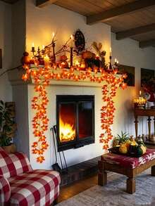 1 Stück Ahornblatt Lichterkette Herbstblatt Girlande mit Lichtern, Ahornblatt Lichterkette, DIY Party Zuhause Thanksgiving Weihnachten Halloween Dekoration Innen Außen Herbst Erntedekoration, Ahornblatt Lichterkette Herbstblatt Girlande mit Lichtern, Ahornblatt Lichterkette, DIY Party Zuhause Thanksgiving Weihnachten Halloween Dekoration Innen Außen Herbst Erntedekoration, Herbst Dekoration, Halloween Dekoration - einfarbig - Übersicht 7
