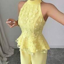 Women Blouses & Shirts - Yellow - View 5