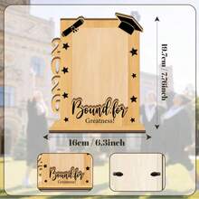 1pc Graduation Photo Frame, Ideal Graduation Gift - Lightweight Square Vertical Frame, Themed Design, Vertical Photo Display, Can Hang Diploma And Tassel Memorabilia, Suitable For Graduate And Classmate Home Decor - 1PC - View 3