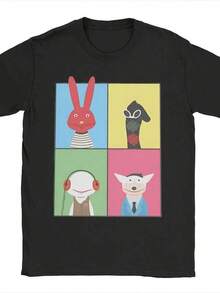 Dam-T-shirts - Svart - Visa 7