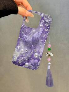 羽毛雪纺彩绘美人鱼珍珠手机壳，兼容 14、14 Pro、14 Pro Max；3D 卡通手机壳，兼容 13、13 Pro、13 Pro Max、11、11 Pro Max、12、12 Pro、12 Pro Max、XR、7/8、XS；兼容 15、15 Pro、15 Pro Max、16、16 Pro、16 Pro Max、S23、S24、A04、A05、A14、A12、A15、A33、A53、A32、A35、A34、13、13 Pro、14、14 Pro、15、15 Pro 系列高级手机壳 - 彩色 - 查看 6