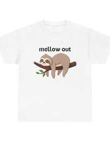 Mellow Out other T1EE UniS1ex Cotton other Lover S1Hirt - Blanco - Ver 2