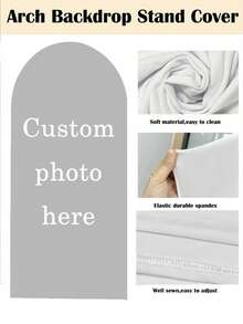 Customized Arched Back Cover - Personalized Arched Back Cover With Image Text, Suitable For Baby Showers, Birthday Parties, Weddings, Graduation Holiday - Multicolor - View 7
