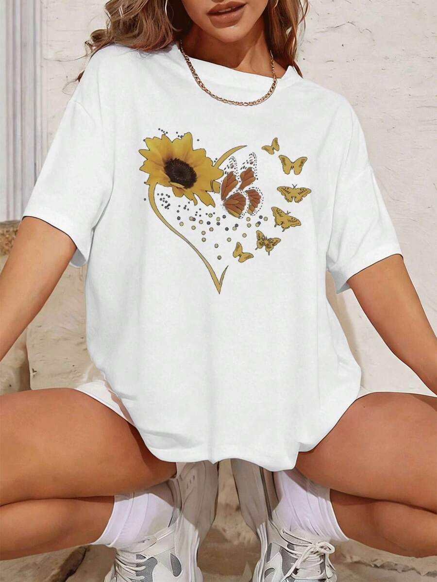 Women T-Shirts - White - View 1
