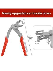 Car Panel Clip Removal Pliers, Heavy Duty Spring Loaded Fastener Rivet Remover, Automotive Clip Removal Tool, Non-Destructive Removal Of Car Door Panels, Interior And Exterior - Disassembly Pliers - View 5