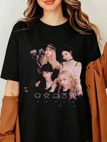 Women T-Shirts - Black - View 6