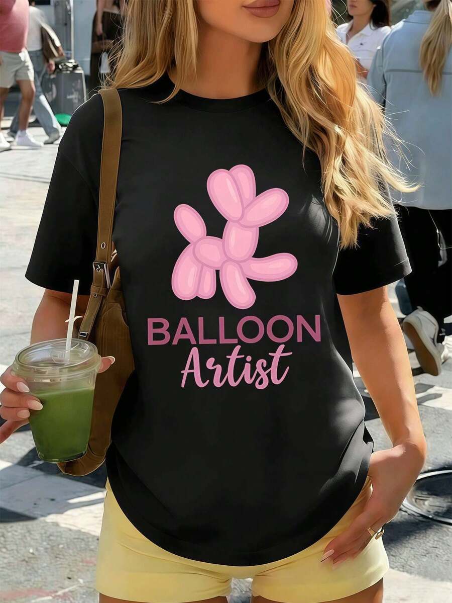 Women T-Shirts - Black - View 1