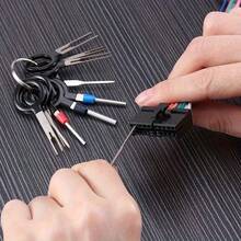 11pcs Car Wire Harness Terminal Removal Tool Kit, Electrical Connector Pin Extractor, Depinning Tool For Automotive Wiring - Car Wire Harness Terminal Removal Tool Kit - View 8